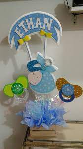 Pin De Angela Garcia En Baby Shower Decoraciones De Baby Shower Para Ninos Foto De Centro De Mesa Decoracion De Tienda De Regalos