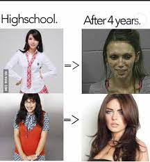 Hot girls in yoga pants Truth Dont Ignore The Average Girls From High School Or College They Might Turn Out Hot The Later Years 9gag