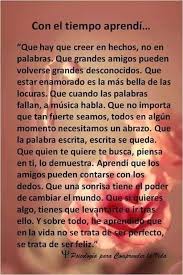 Resultado De Imagen Para Con El Tiempo Aprendi Frases Bonitas Frases Inspiradoras Consejos De Vida