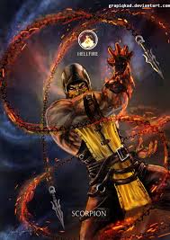A subreddit for all your fan art needs. Mortal Kombat X Scorpion Hellfire Variation By Grapiqkad Mortal Kombat X Scorpion Mortal Kombat Art Mortal Kombat Characters