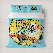 Alibaba.com features trendy collections of embroidered, and comfortable bedding set for ultimate style and luxury. Softball Duvet Covers Personalized Youcustomizeit