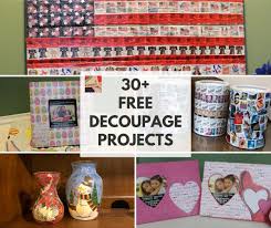 Decoupage of the wooden door the technique of decoupage also applies to the decoration of the door. Over 30 Free Modern Mod Podge Decoupage Ideas And Projects Needlepointers Com