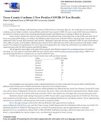 The figures displayed for weekly testing rate and weekly test positivity are based on multiple data sources. Texas County Covid 19 Case Count Up To 909 With 801 Recoveries Kvii