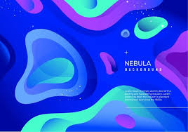 Abstract Neon Nebula Vector Background Web Banner Design Concept In 2020 Web Banner Design Banner Design Vector Background