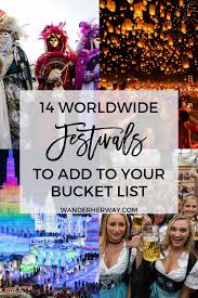 Being one of the 10 best festivals around the world, it attracts more than one million people annually. 14 Amazing Festivals Around The World Wander Her Way Festivals Around The World Holidays Around The World World Festival
