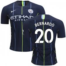 Cheap Authentic Bernardo Silva Shirt Man City Youth 20