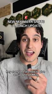 New Mixy Beta Spots Launch Update and Artist Call