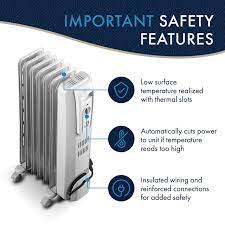 Maybe you would like to learn more about one of these? Delonghi Oil Filled Radiator Space Heater Full Room Quiet 1500w Adjustable Thermostat 3 Heat Settings Energy Saving Safety Features Light Gray Trh0715 Buy Online At Best Price In Uae Amazon Ae