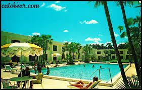 Gold Key Inn Orlando Florida Hotels Old Postcards Swimming Pools