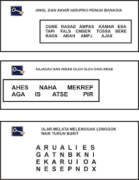 (3) bendera, lagu, dan lambang negara republik indonesia; Momount Contoh Soal Sandi Pramuka