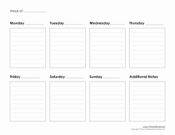 one week schedule template fresh printable weekly calendar template free blank pdf weekly planner template weekly calendar template weekly planner free