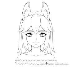 She's an energetic teenage werewolf who goes to monster high. How To Draw Anime Wolf Girl Step By Step Animeoutline