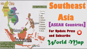 Some of these countries are transcontinental or have part of their territory located in a continent other than asia. Southeast Asian Countries Asean Location Of Countries Capitals Membership Established Date Etc Youtube