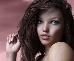 Ginger Lee for the G3 and G8 Female 3D Figure Assets Rhiannon