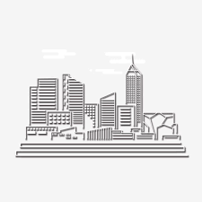 Black And White Transparent Background Building Clipart Hand Painted Building City House School Library Apartment Png Transparent Clipart Image And Psd File For Free Download In 2020 City House City Sketch City