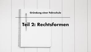 Die rechtsform der gbr/gdbr ► in dem artikel erfahren sie mehr zu besonderheiten, haftung, zur gründung und den bedingungen zur gesellschaft des bürgerlichen rechts. Grundung Einer Fahrschule Welche Rechtsform Ist Richtig Fur Mich