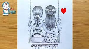 Check spelling or type a new query. Bff Drawing Friends Drawing Step By Step Pencil Sketch