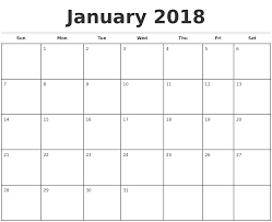 Free printable weekly calendar pdf. Image Result For 2017 And 2018 Monthly Calendar Printable Blank Monthly Calendar Template Calendar Template Calendar Printables