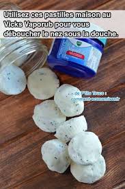 Utilisez Ces Pastilles Maison Au Vicks Pour Vous Deboucher Le Nez Sous La Douche Deboucher Le Nez Diy Lush Fait Maison