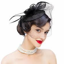 At christys' london, craft is key. Damen Schwarz Sinamay Fascinator Derby Hut Feder Schleier Royal Ascot T315 Ebay