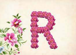 أجمل صور حرف r بالورد الطبيعي birthday wishes flowers happy birthday cards birthday wishes
