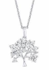 Amor Kette Mit Anhanger Baum Mit Zirkonia Otto