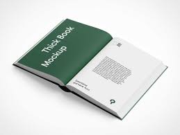 This book mockup can be use to showcase your book cover design in a photorealistic look. Hardcover Psd Mockups