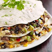 Tortilla Stack With Ground Beef Ground Beef Recipes Beef Recipes