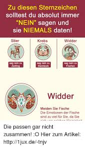 Krebs und fische gehören zusammen! Zu Diesen Sternzeichen Solltest Du Absolut Immer Nein Sagen Und Sie Niemals Daten Stier Krebs Widder Sag Nein Zu Zwilling Sag Nein Zu Steinbock Sag Nein Zu Fischen Widder Meiden Sie Fische