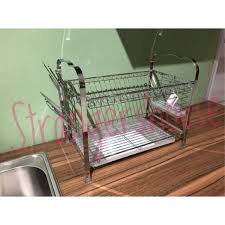 Harga yang dipatok untuk tipe rak piring gantung 2 pintu adalah sekitar rp. Starlight Informa Rak Piring Besi Gantung 2 Tingkat Pengering Piring 2 Tier Dish Hanging Rack Shopee Indonesia