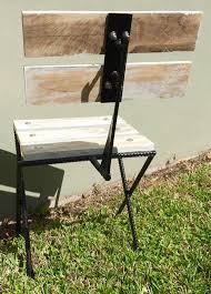 Rebar Pallet Wood Rustic Bistro Patio Chair Reclaimed Wood Industrial Furniture Outdoor Indoor Chair Upcycled Sturdy Dining Chair Indoor Chairs Outdoor Patio Decor Patio Chairs