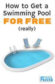 How To Get A Free Swimming Pool Really Diy Swimming Pool Small Inground Pool Swimming Pools Inground