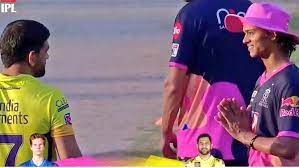 He struggled to even find a place to live and used to sleep in the tents at azad maidan in mumbai. Ipl 2020 Yashasvi Jaiswal Greets Ms Dhoni With A Namaste Wins Hearts