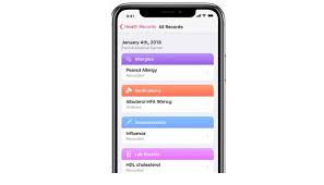 apple unc health care health records iphone feature out of