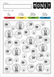 Australian Money No Prep Worksheets Colour By Code Australian Money Money Worksheets Money Activities