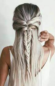 Braids Ponytail Hairstyles Half Up Half Down 30 Ideas Page 21 Of 31 Easy Hairstyles Hair Styles Straight Hairstyles Long Hair Styles