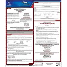 Osha notices in one high quality 25.5 x 39.5 poster includes all 16 required posters in ca, federal &amp; 2021 Iowa Federal Labor Law Posters