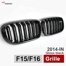26 87us 30 Off Plug Play F15 Dual Slat Hood Grill F16 Front Kidney Grille Fit For Bmw 2014 2019 X5 X6 Kidney Grill Car Grillbmw Black Grille Cars Aliex Bmw 2014 Bmw Black