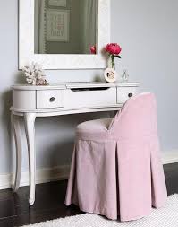 Shop our best selection of oversized mirrors to reflect your style and inspire your home. Lucie Vanity With Maxine Vanity Stool Transitional Girl S Room