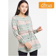 Default sorting sort by popularity sort by average rating sort by latest sort by price: Blouse Wanita Stripped Top With Belt Expand 03951520 Warna Pink Citrus Department Store