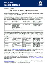 Nsw health has updated its list of venues exposed to covid with several locations across the state including in dubbo, mudgee and broken hill. More Than 100 Returning Nt Mine Workers Awaiting Test Results In Wa As It Happened Abc News