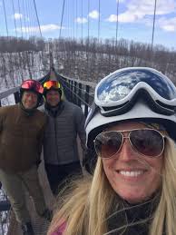 Ski contest at Pine Knob, Michigan