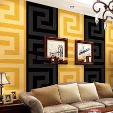Looking for the best gold wallpaper? Gold Black Greek Key Design Wallpaper Pavillion