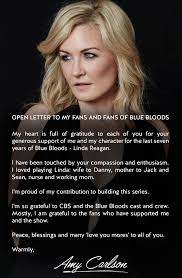 Maybe you would like to learn more about one of these? Blue Bloods Amy Carlson Exits Cbs Drama Series After 7 Seasons Deadline