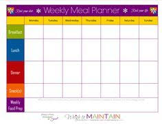 Meal Planning So Simple Even A Gym Bro Can Do It With Free Printables Meal Planner Template 21 Day Fix Meal Plan Weekly Meal Planner