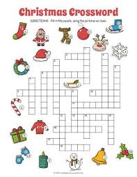 No pencil or eraser required! Christmas Crossword Worksheets 99worksheets