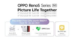 The cheapest price of oppo reno in malaysia is myr699 from lazada. Oppo Reno5 Pro 5g Reno 5 5g Maklumat Penjualannya Di Malaysia Soyacincau Com