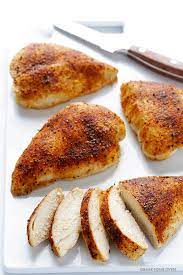 Preheat oven to a temperature appropriate for the size of the chicken. Baked Chicken Breast Gimme Some Oven