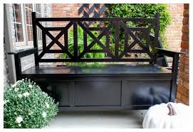 Showcasing 4 open compartments and a slatted design, this charming. Outdoor Storage Bench One Furnishing With Dual Functions