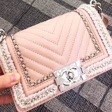 Chanel Boy Chevron Braid Around Chain Flap Bag Bragmybag